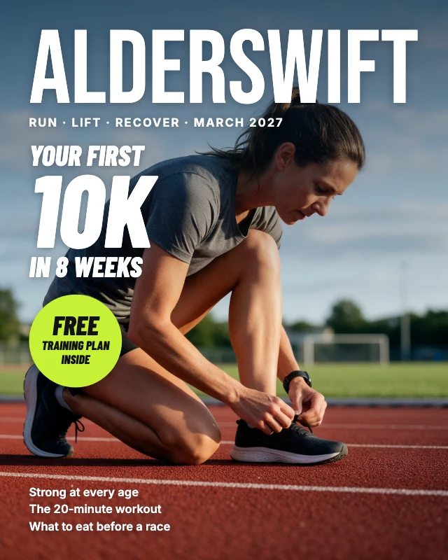 Fitness magazine cover post template