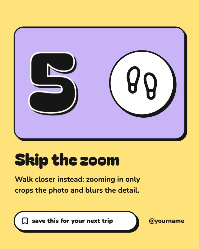 Phone photography tips carousel template, page 6 of 6
