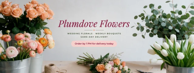 Florist Facebook cover template