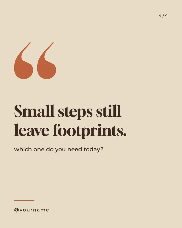 Quote carousel post template, page 4 of 4