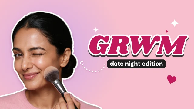 Get ready with me YouTube thumbnail template