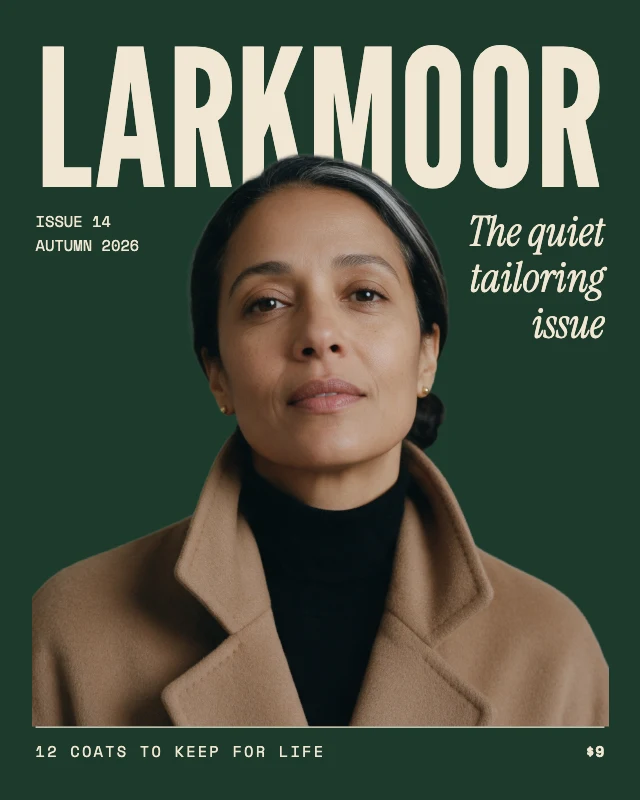 Fashion magazine cover post template