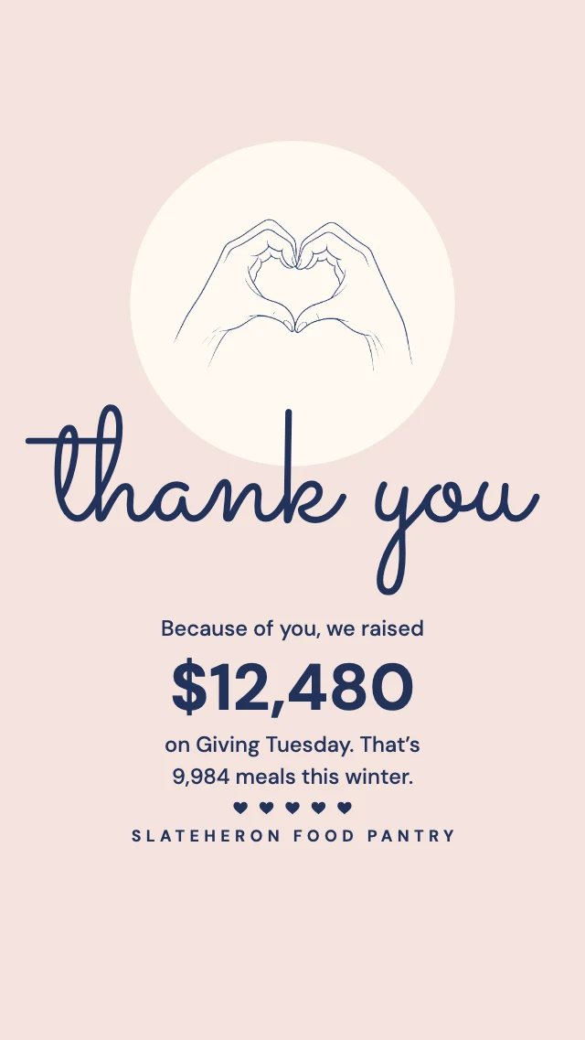 Giving Tuesday thank you story template