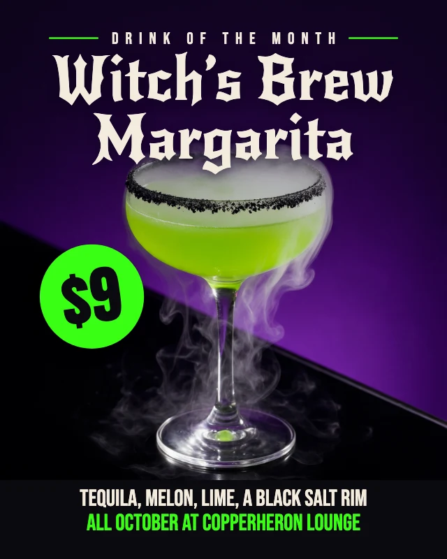 Halloween cocktail special post template