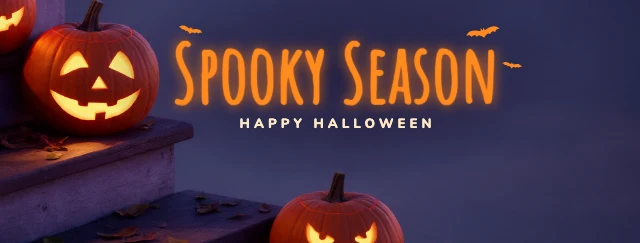 Halloween Facebook cover template