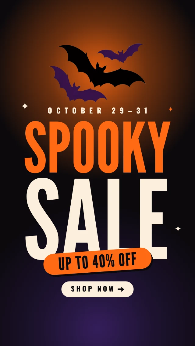 Halloween sale Instagram story template