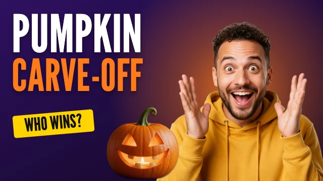 Halloween challenge YouTube thumbnail template