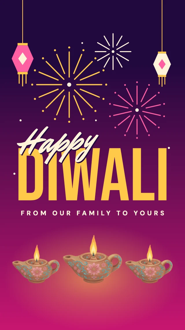Happy Diwali story template