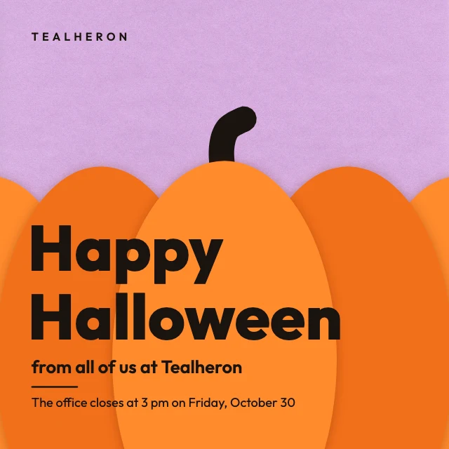 Happy Halloween LinkedIn post template