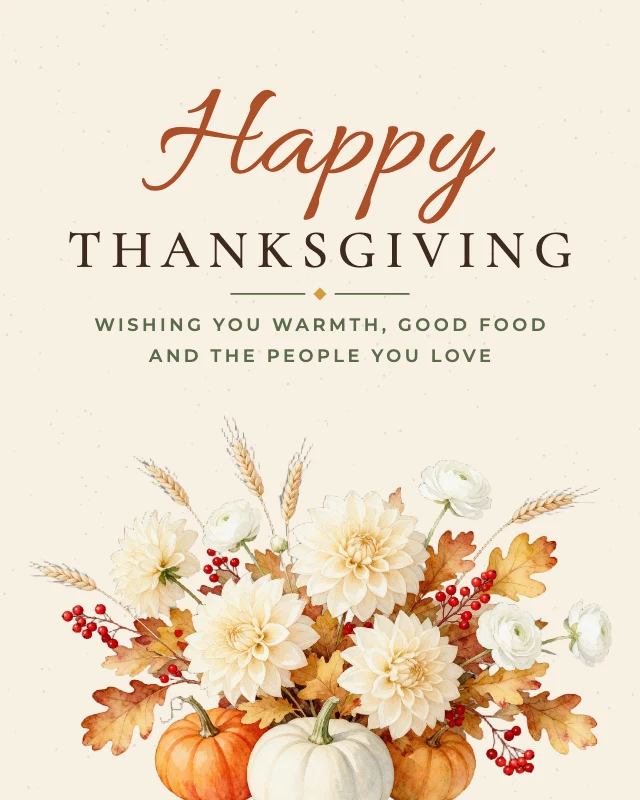 Happy Thanksgiving Instagram post template