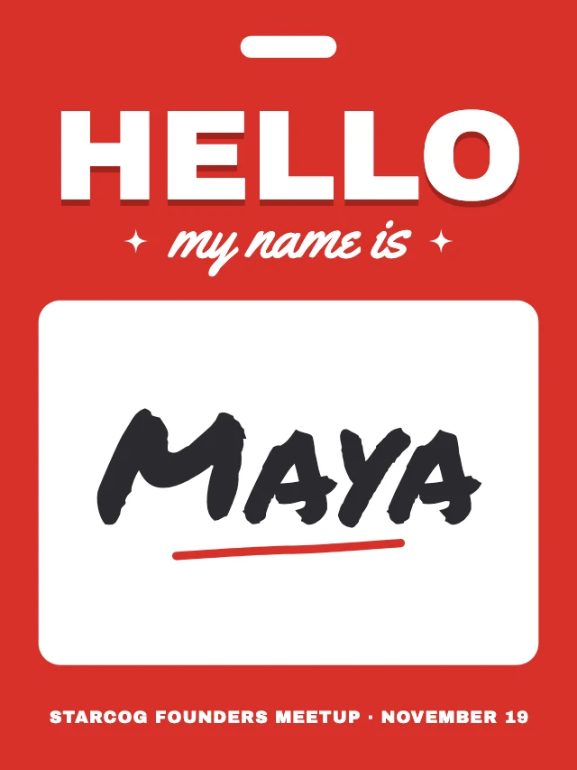 Hello my name is badge template
