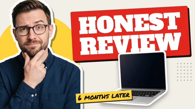 Honest review YouTube thumbnail template