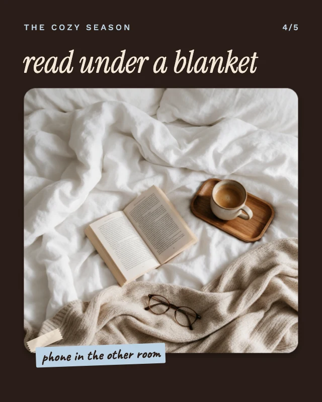 How to romanticize winter carousel template, page 4 of 5