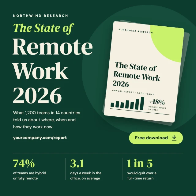 Industry report LinkedIn post template