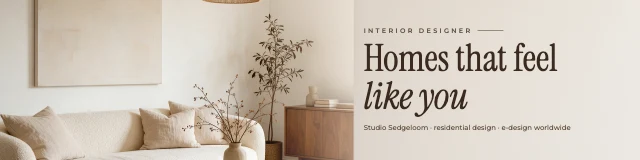 Interior designer LinkedIn banner template