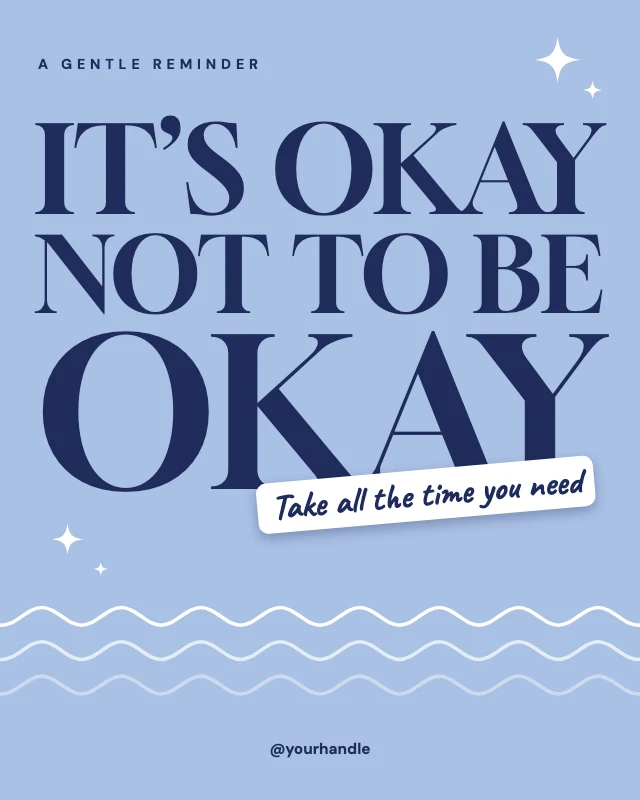 It’s okay quote post template