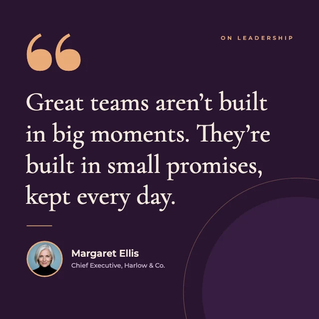Leadership quote LinkedIn post template