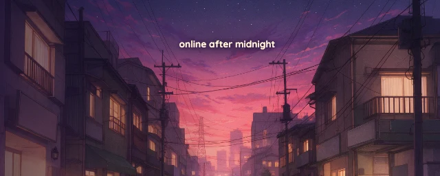 Lofi city Discord banner template