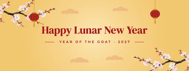 Lunar New Year Facebook cover template