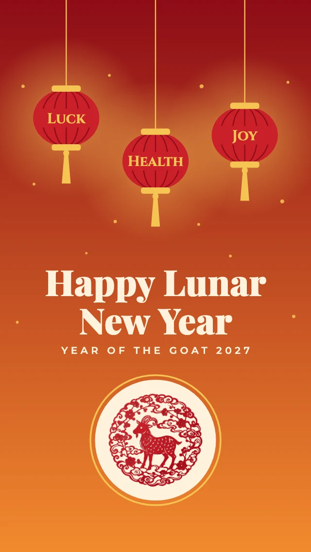 Lunar New Year story template