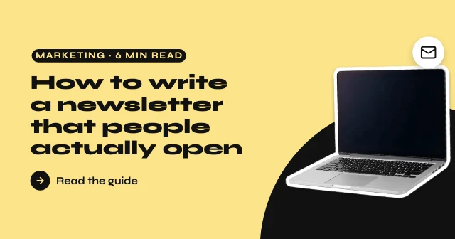 Marketing blog post banner template