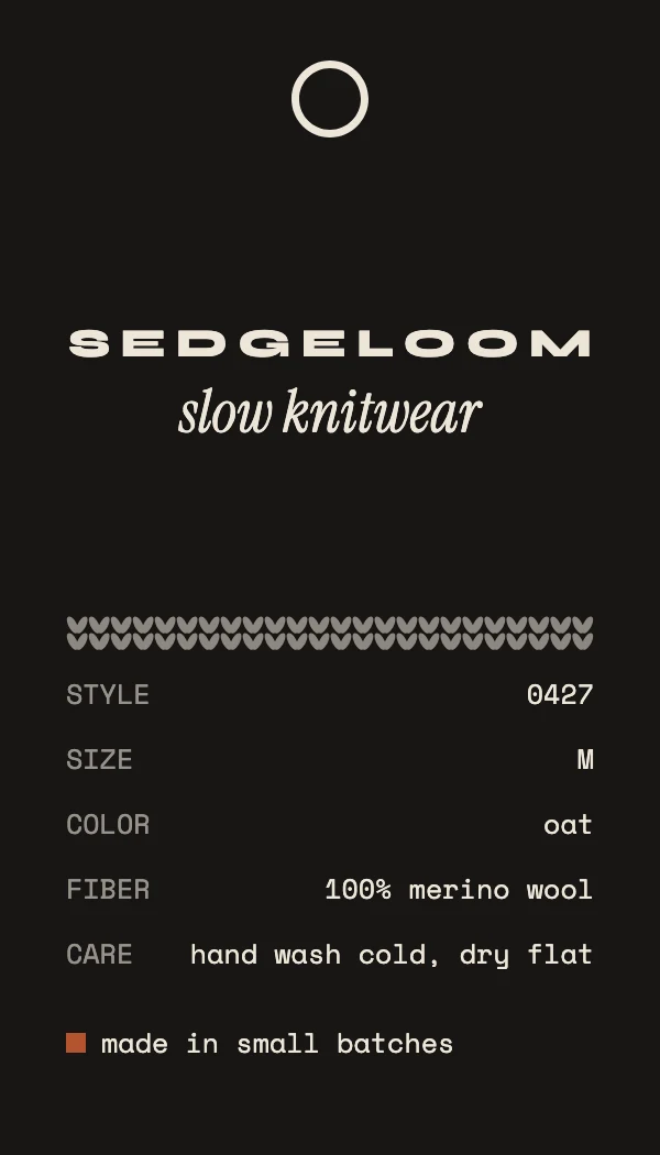 Clothing brand hang tag template