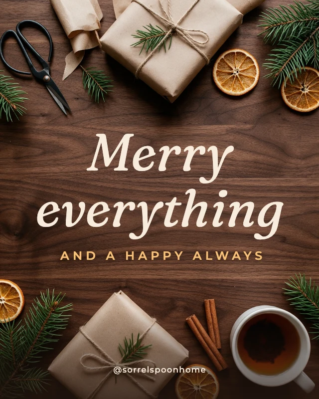Merry everything Christmas post template