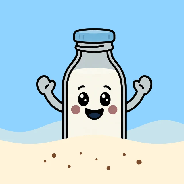 Milk matching profile picture template