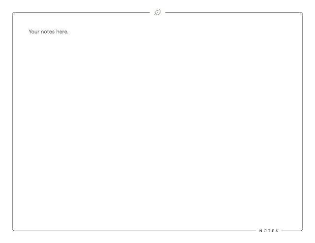 Minimal line page border template