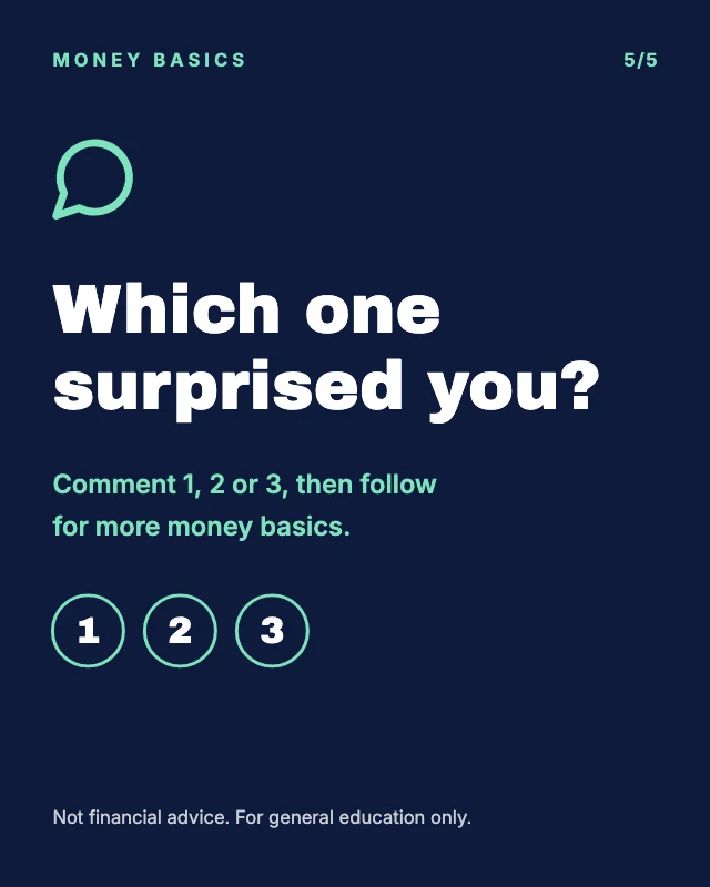 Money myths carousel template, page 5 of 5