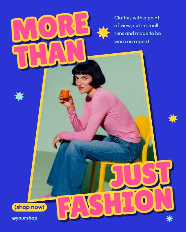More than just fashion post template