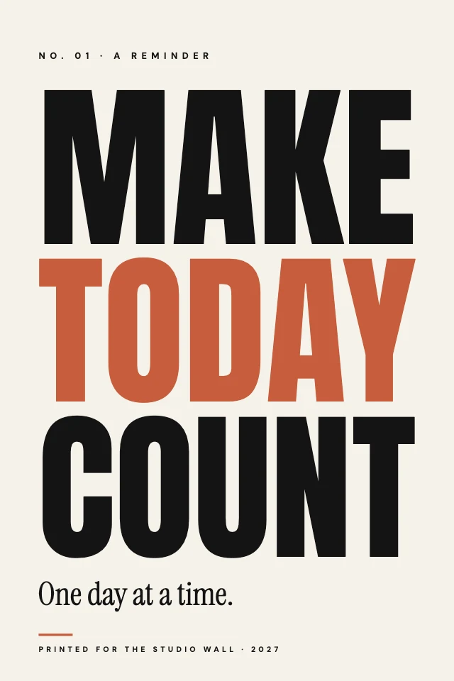 Quote poster template