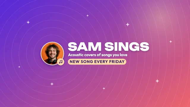 Music covers YouTube banner template