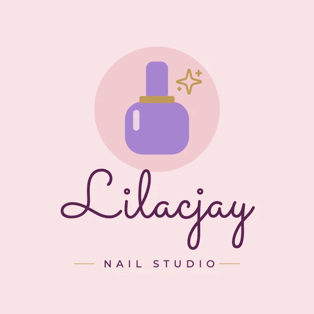 Nail salon logo template