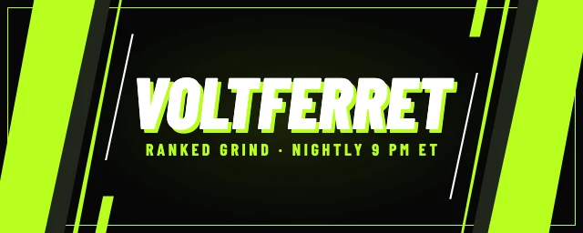 Neon FPS Twitch banner template