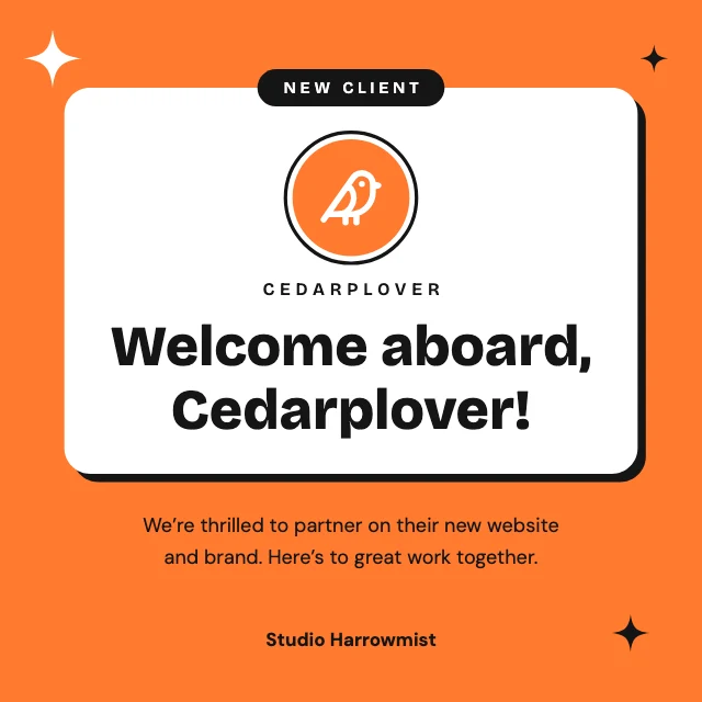 New client announcement LinkedIn post template
