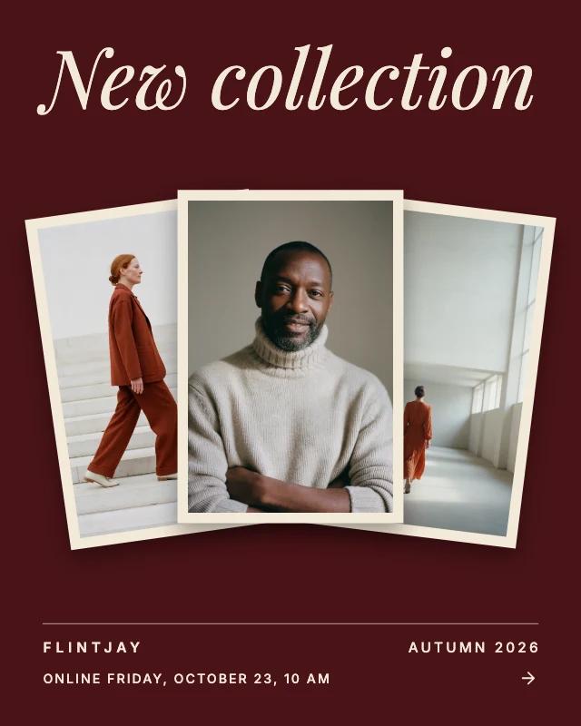 New collection photo cards post template