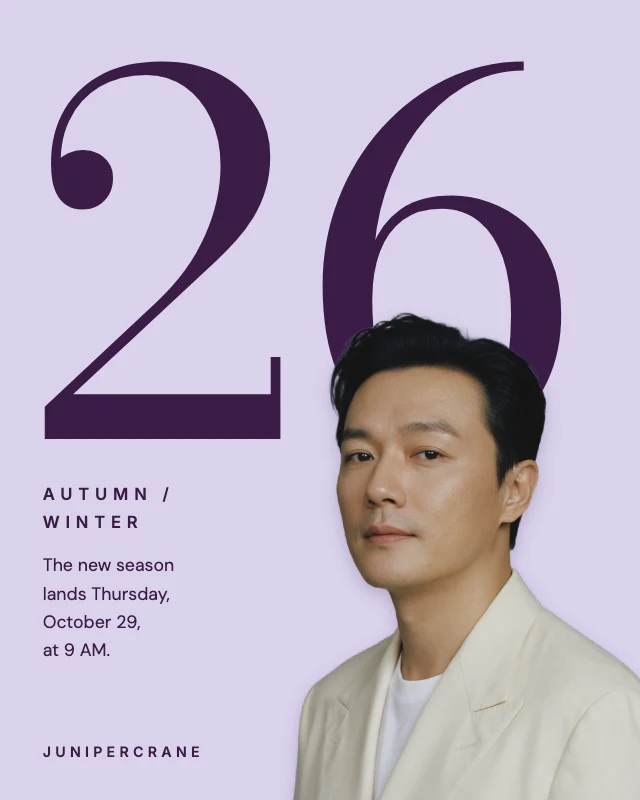 New season fashion announcement post template