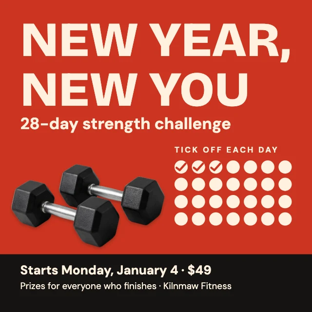New year new you challenge post template
