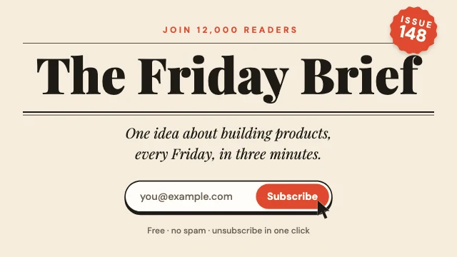 Newsletter signup post for X template
