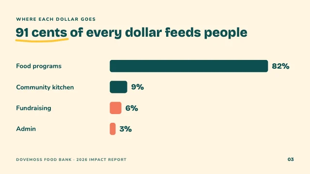 Nonprofit impact report template, page 3 of 8