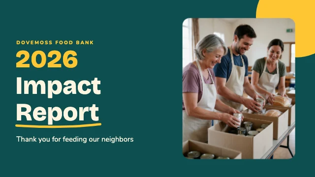 Nonprofit impact report template