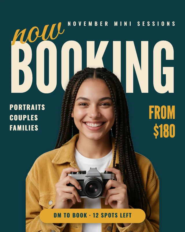 Now booking post template