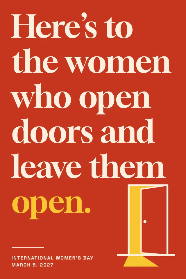 Women’s Day quote poster template