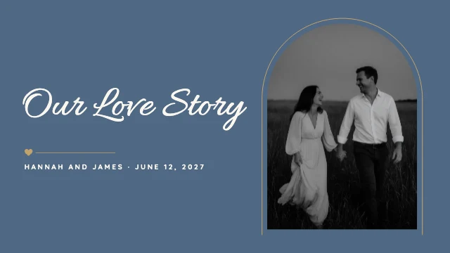 Our love story slideshow template