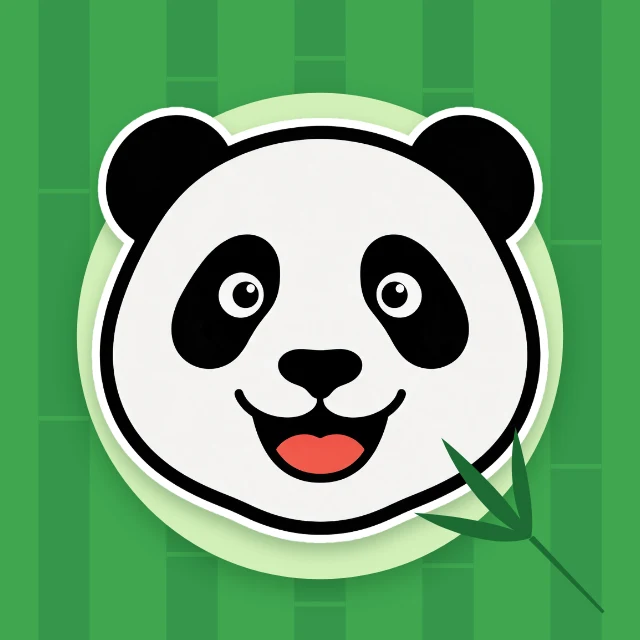 Panda profile picture template