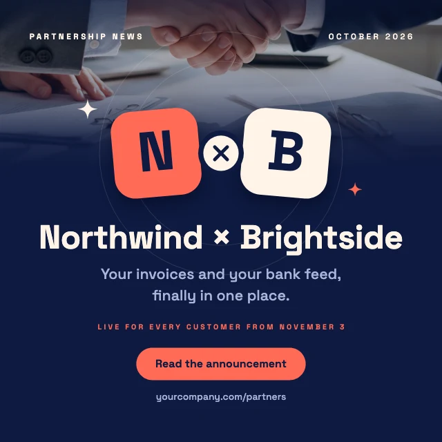 Partnership announcement LinkedIn post template