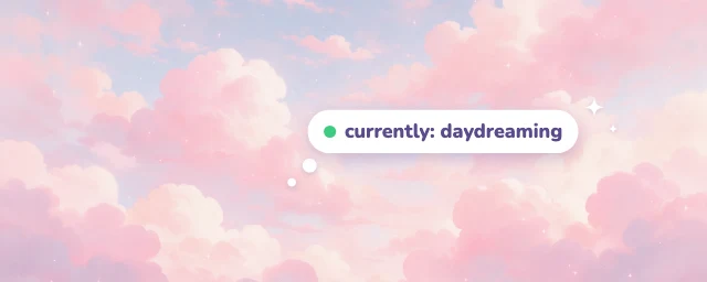 Pastel clouds Discord banner template