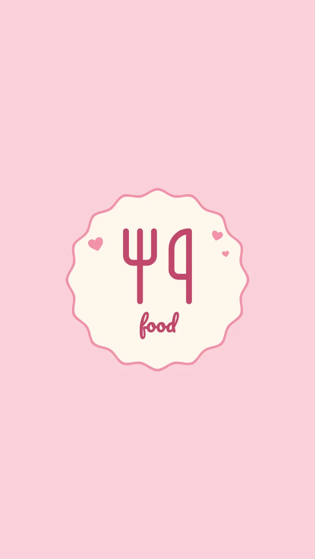 Pastel food highlight cover template
