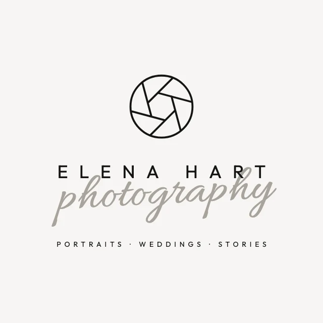 Photography logo template